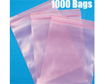 13"x18" (.004) Anti-Static Zip Close, 1000 Bags